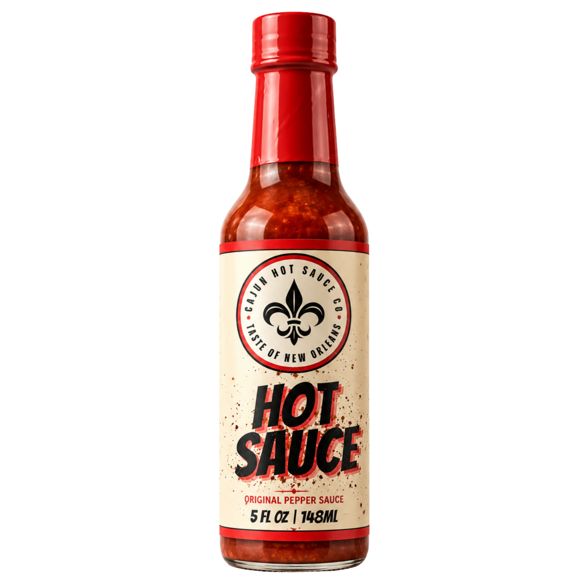 Cajun Hot Sauce bottle